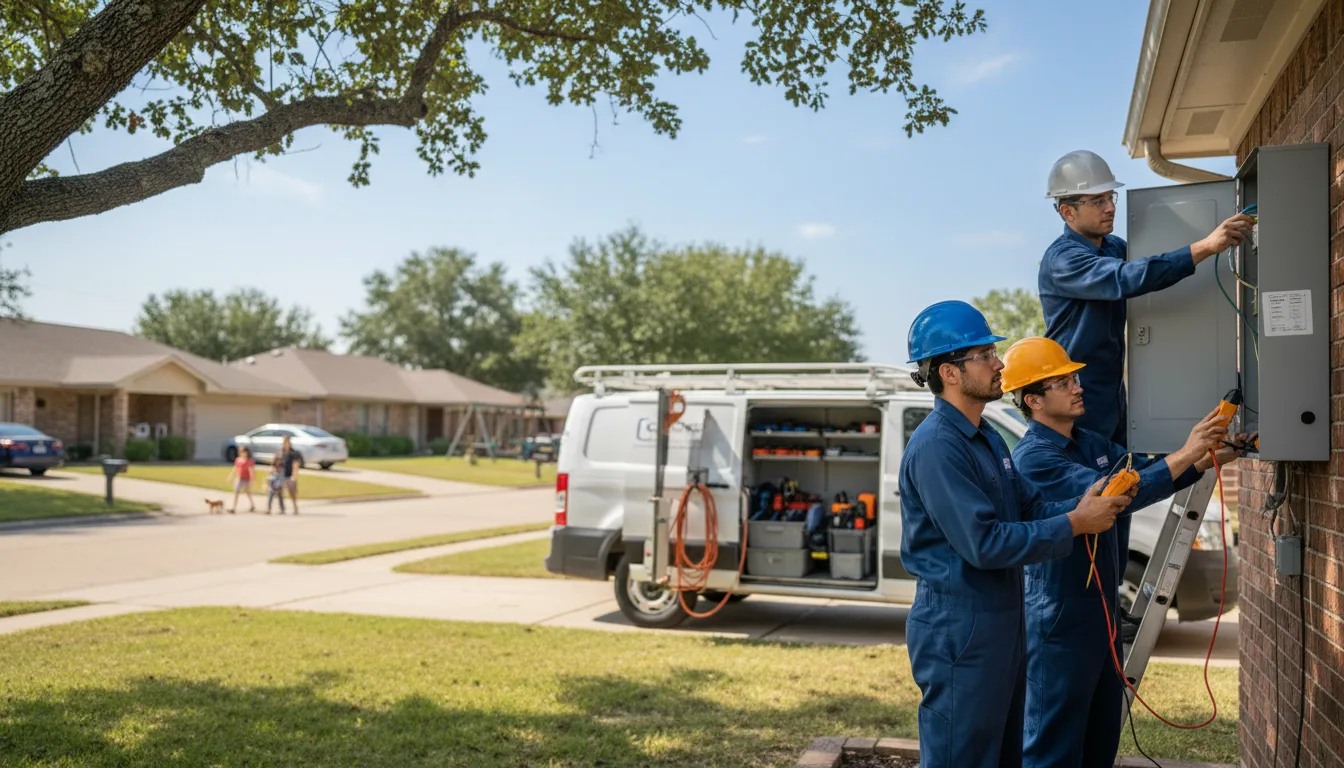 Certified electrician providing emergency electrical services in Delong, IN